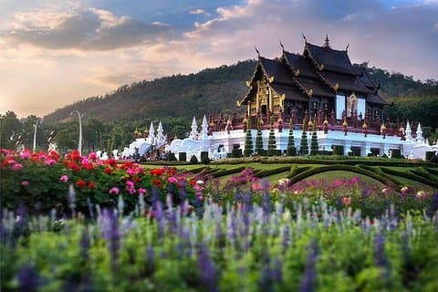 Mezza giornata Phra That Doi Kham Temple e Royal Park Rajapruek (tour privato)