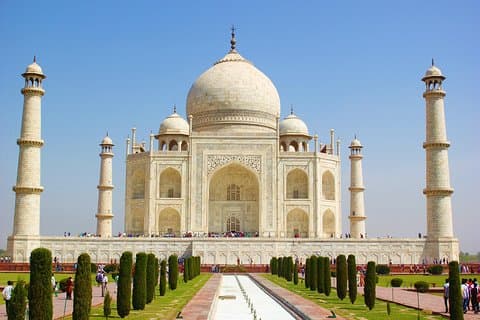 Visite du fort de Taj Mahal et Agra au lever du soleil depuis Delhi en voiture