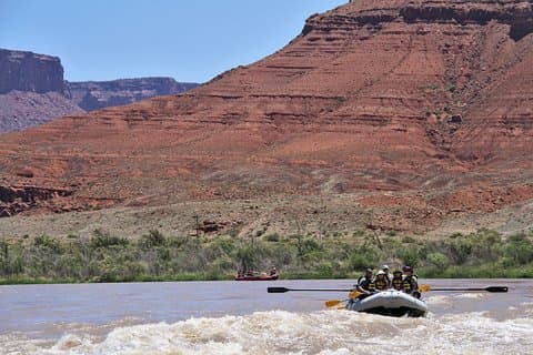 Moab Ganztägig geführte private Charter Colorado River Rafting