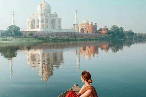 Von Agra: Private Sonnenaufgangs- und Sonnenuntergangstour durch Tajmahal