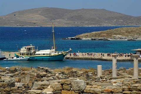 Geteilte Kreuzfahrt von Mykonos zur antiken Insel Delos & Rhenia