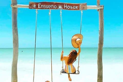 Excursion d'une journée complète sur l'île d'Holbox avec déjeuner au départ de Playa del Carmen