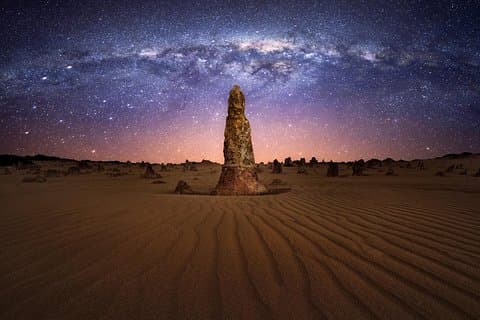 Pinnacle Desert Sunset og Night-time Stargazing Tour fra Perth