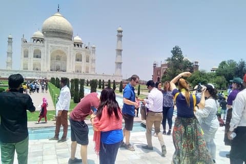 Taj Mahal Dagstur fra Delhi med Superfast Tog Gatimaan Express