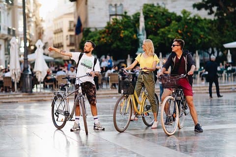 Valencia Gamla Stan privat tur med cykel eller elektrisk ritt