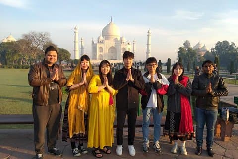 Taj Mahal og Agra Fort: Private Surnise Tour fra Jaipur (by Road)