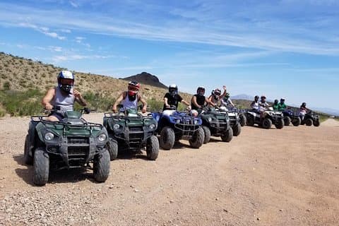 Rundtur med fyrhjuling till Lake Mead och Coloradofloden från Las Vegas