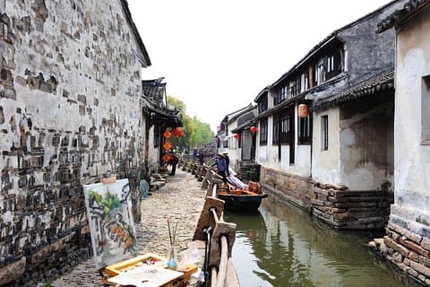 Excursion privée d'une journée dans 4 villes de Shanghai