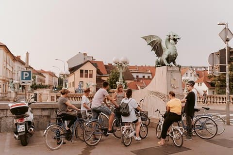 4-timers cykeltur Ljubljana