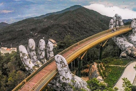 Golden Bridge & Ba Na Hills 1 dag inklusive frokostbuffet og svævebane 2 veje