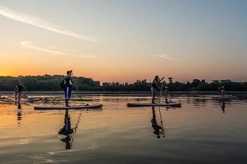 SUP Budapest: Solnedgangstur