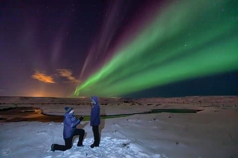 PRIVAT Nordljusfoto infunderad turné