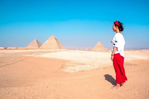 Hel dag ved Giza-pyramiderne, Saqqara & Memphis med guide og frokost