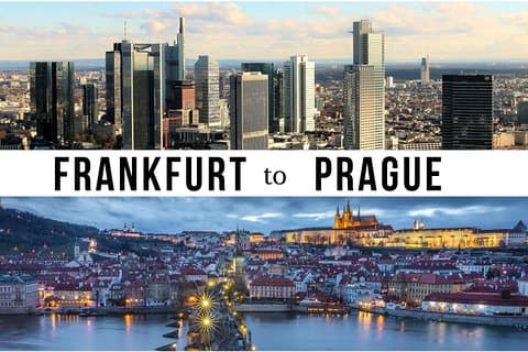 Privat dør-til-dør overførsel fra Frankfurt til Prag med 2 timer til sightseeing