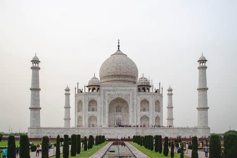 Taj Mahal Agra, Samme dagstur