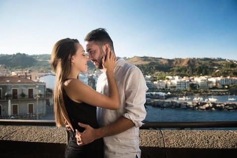 Fotógrafo de vacaciones en Taormina