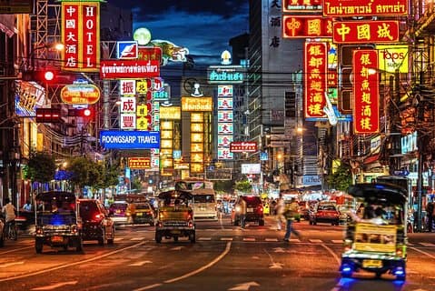 Explore Chinatown Street Food by Night in Bangkok