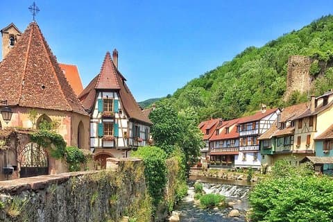 Middelalderlandsbyer og vinsmagning fra Strasbourg
