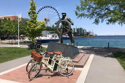 Chicago Lakefront elektrisk cykeltur