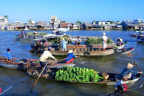 Cai Be drijvende markt & Tan Phong-eiland dagtocht (kleine groep)