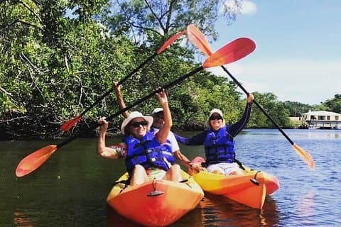 Tour en kayak por las siete islas de Fort Lauderdale