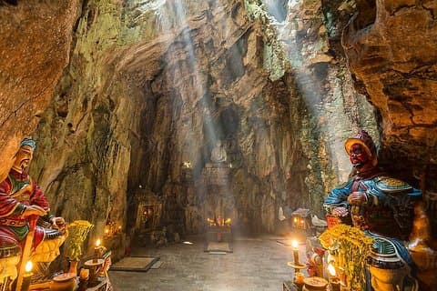 Morning Small group to Marble Mountains - Am Phu Cave - Monkey Mountain