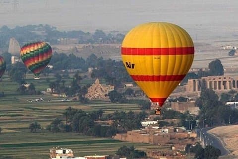 Luftballong över Luxor