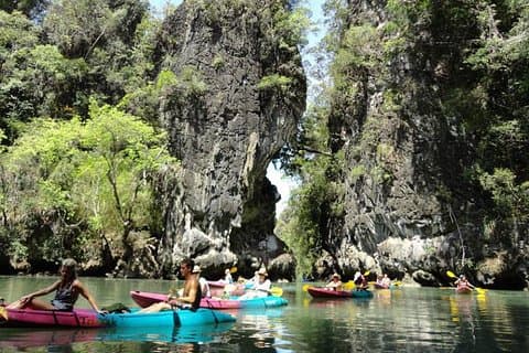 Kajakpaddling på Ao Thalane Krabi inkluderar ATV Ride
