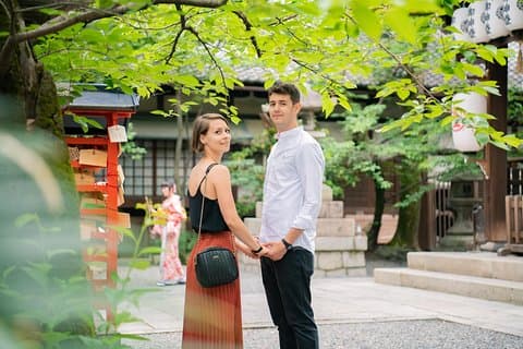 Vakker fotograferingstur i Kyoto