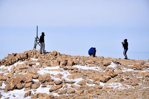 Qizilqaya (rocher doré) - 3726 M