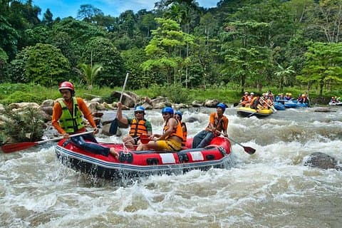 7km White Water Rafting Adventure Tour från Krabi