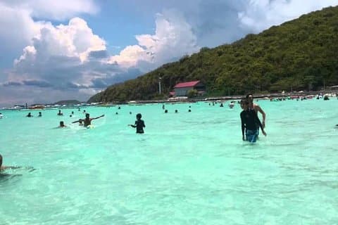 Pattaya: Excursão de dia inteiro à Ilha Coral com mergulho com snorkel, jetski e parapente