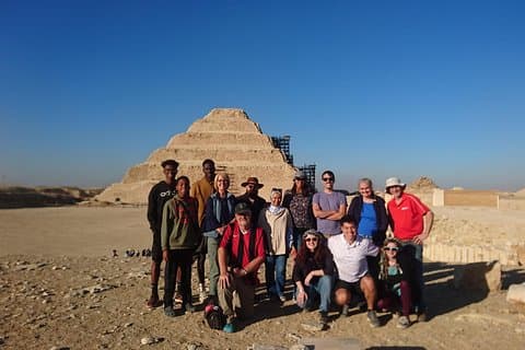 Saqqara og Giza-pyramidene