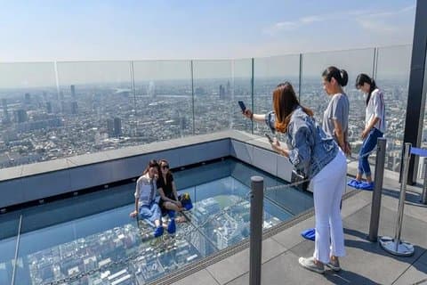 Bangkok: Mahanakhon SkyWalk Admission Ticket