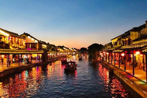 Excursão de um dia em Wuzhen Water Town e Nanxun Water Town