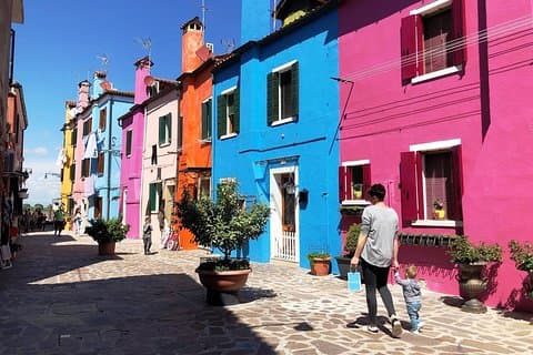 Excursion d'une journée à Murano Burano et Torcello de Jesolo - Punta Sabbioni