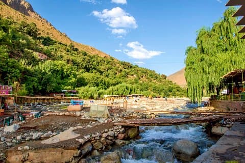 Circuits de 2 jours de Casablanca à Marrakech et à la montagne de l'Atlas avec balade à dos de chameau