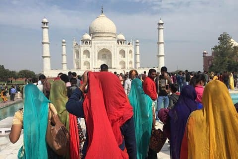 Tour privado de lujo en el triángulo dorado en automóvil 2 noches 3 días desde Nueva Delhi