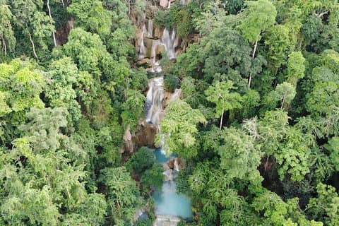 FULL DAY – Kuang Si Waterfall, Kayak on the Nam Ou / Mekong River, Pak Ou Caves