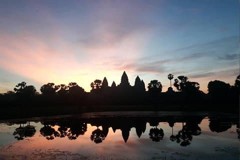 Sunrise Angkor Wat Visite partagée avec prise en charge depuis votre hôtel