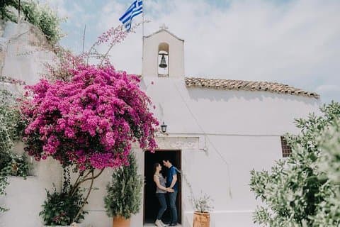 Sessione fotografica privata con un fotografo locale ad Atene