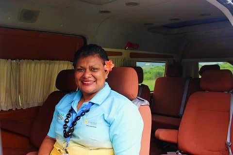 Traslado privado de Fiji Marriott Resort al aeropuerto de Nadi