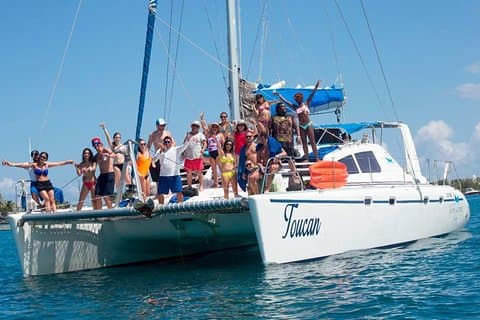 Aventure en catamaran à Isla Mujeres tout compris au départ de Cancún