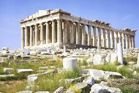 Erleuchtetes Athen und Korinth bei einer ganztägigen privaten Besichtigung
