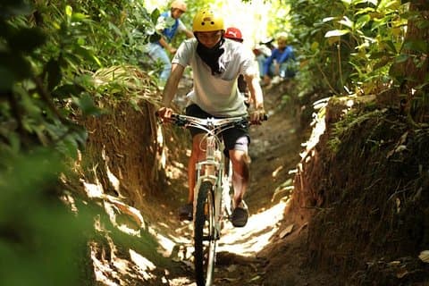 Lombok Cycling from Suranadi Hindu & Moeslim Village to Lingsar