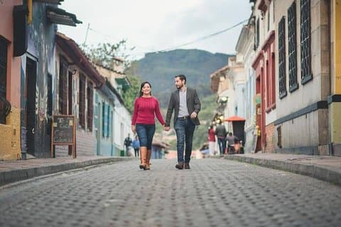 Sessione fotografica privata con un fotografo locale a Bogotà