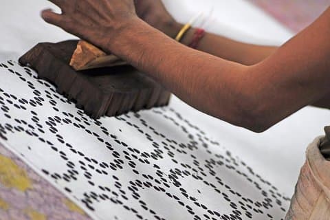 Block Printing Workshop i Jaipur