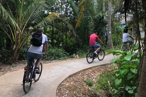 Privat Ikke-turist Mekong Delta med sykling 1 dag