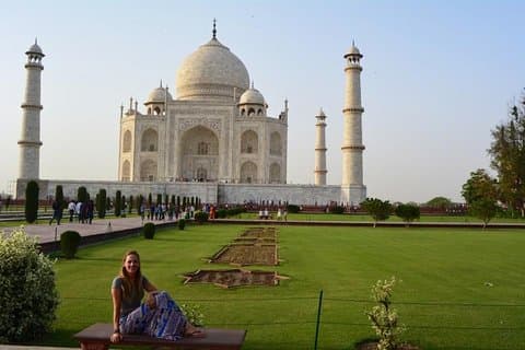 Privat solopgang Taj Mahal-tur i bil