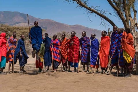 Visita il mercato Masai